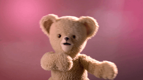 teddy bear dancing gif by snuggle serenades find share on giphy small