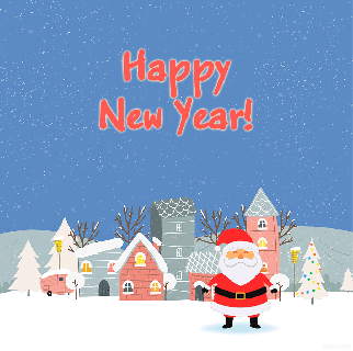happy new year gifs best animated greeting cards country winter backgrounds for desktop