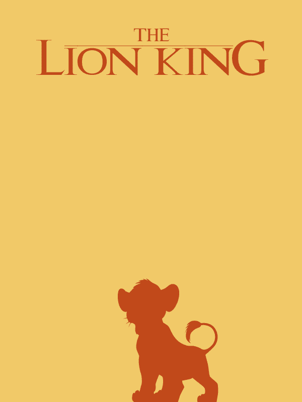 your favorite movie posters in mesmerizing gif form lions disney small