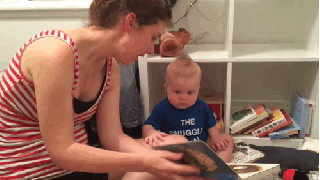this adorable baby loves books so much he is heartbroken every time small