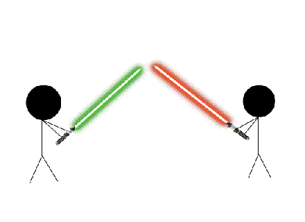 freelance click to watch animation star wars lightsaber small