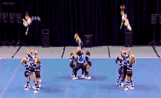 tag for cheer fails cheerleaders gif find share on giphy spilling small