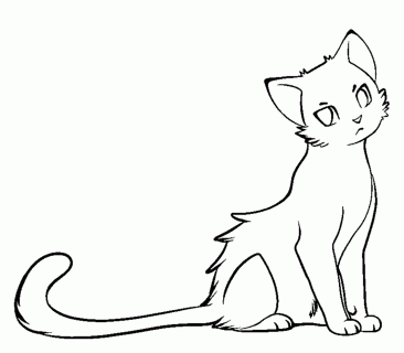 warrior cat coloring pages to download and print for free small