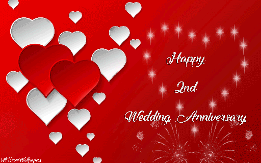 2nd wedding anniversary animations download small