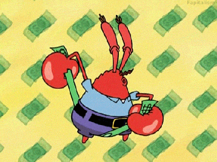 oh yeah mr krabs sound clip peal small