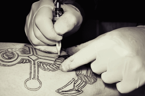 anchor tattoo tattooed gif wifflegif small