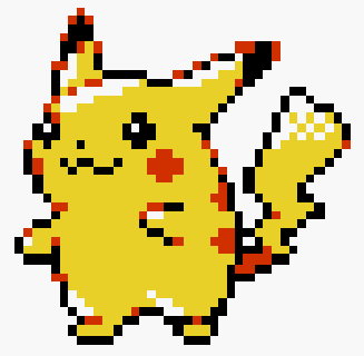 game boy graphics pikachu waves hello in 8bit pokemon gif small