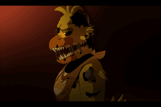 nightmare chica gif short animation by thehobbyhorse fnaf small