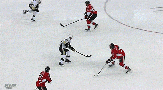 gif pascal dupuis hurt after sidney crosby checked into him