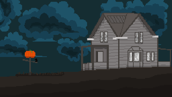 pixilart spooky house by eeveeisdabest wallpaper small