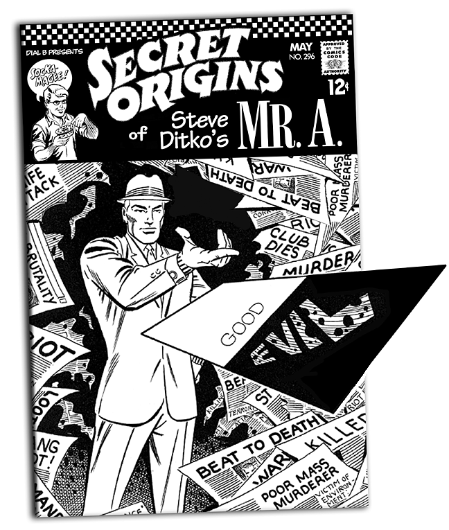 mr a and his rogues gallery by steve ditko valley of ashes small