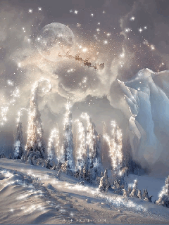 animated by snappyscrappy christmas snow scene animated gifs small
