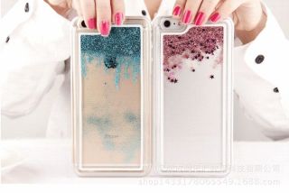 moving stars colorful liquid glitter quicksand 3d bling phone case small
