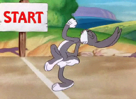 bugs bunny running gif find share on giphy small