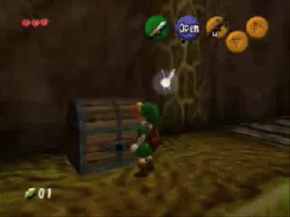 legend of zelda chest opening on make a gif small
