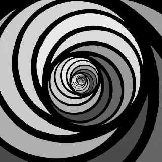 black and white spiral gif www pixshark com images small