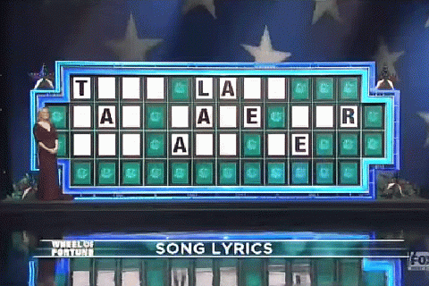 see a woman who may have farted on wheel of fortune small