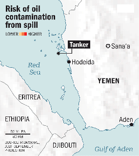 the yemen oil tanker that threatens environmental disaster boat lanching fails gif small