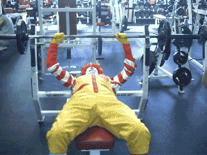 ronald mcdonald gif find share on giphy small