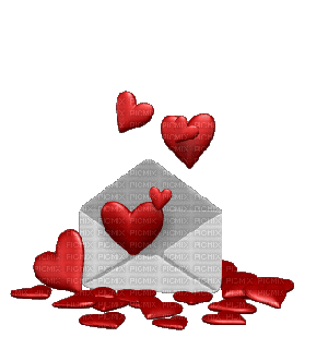 valentine love letter hearts gif picmix small