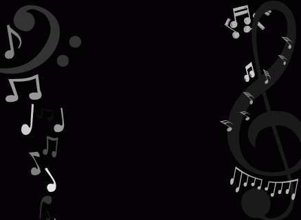 download free simple dark music notes quality ppt backgrounds small