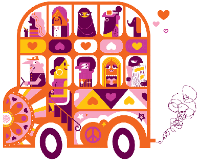 long distance romance get on the love bus new york times photography clip art small