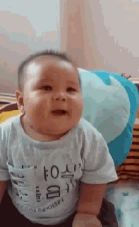 laughing serious baby gifs tenor small