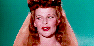 gif glamour old hollywood cover girl rita hayworth 1940s hennyproud
