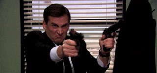 the office gun gif find share on giphy small