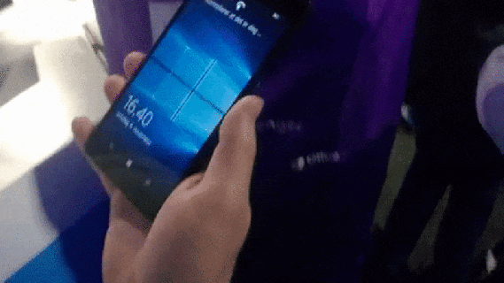 windows hello on the lumia 950 xl gets demoed on a new small