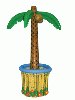 170cm 5 7 inflatable palm tree drinks beer cooler luau hawaiian small