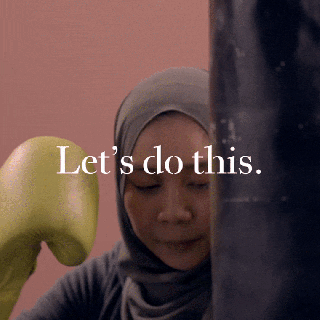 punch let s do this gif by this girl can find share on giphy small