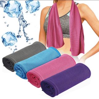 cooling towels cool down sports ice chill towel outdoor indoor small