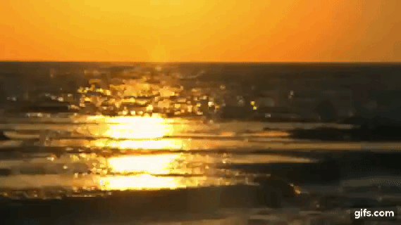 sunset reflection on water background video for editing small
