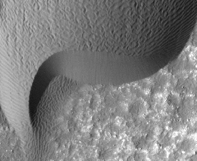 space images rippling dune front in herschel crater on mars small