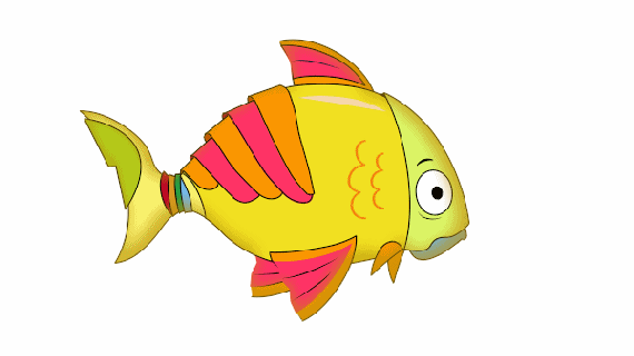 fish animation on behance small