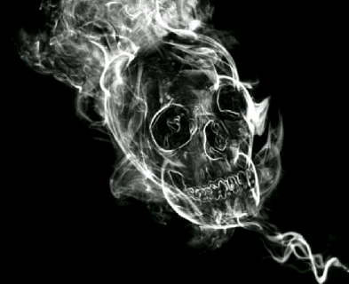 skull smoke shokhorrorskullhead gif by freddo small