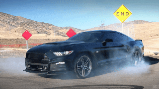 mustang burnout gif find share on giphy small
