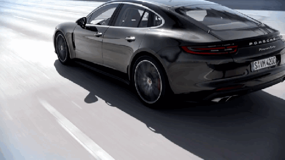 the new porsche panamera is finally cool thanks to wings small