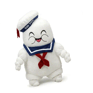 ghostbusters stay puft marshmallow man hugme plush by kidrobot gif small