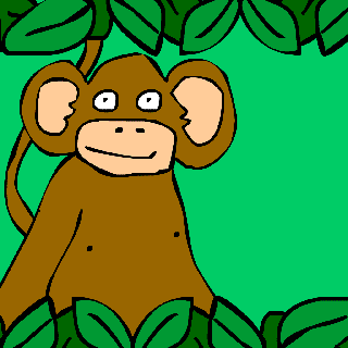 monkey poop jungle gif shared by thunderbearer on gifer small