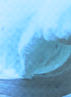 summer design camera surf water animation beach ocean sea wave small