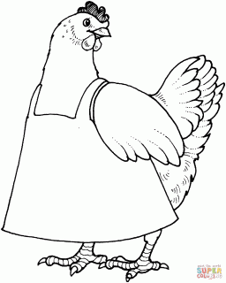 chicken drawing outline at getdrawings com free for personal use small