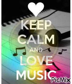 keep calm and love music picmix small