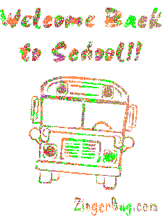 welcome back to school school bus gliitter graphic glitter small