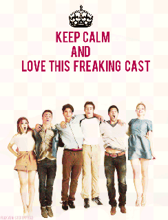 mrs tumblrdavis hey keep calm and love this cast it s freaking small