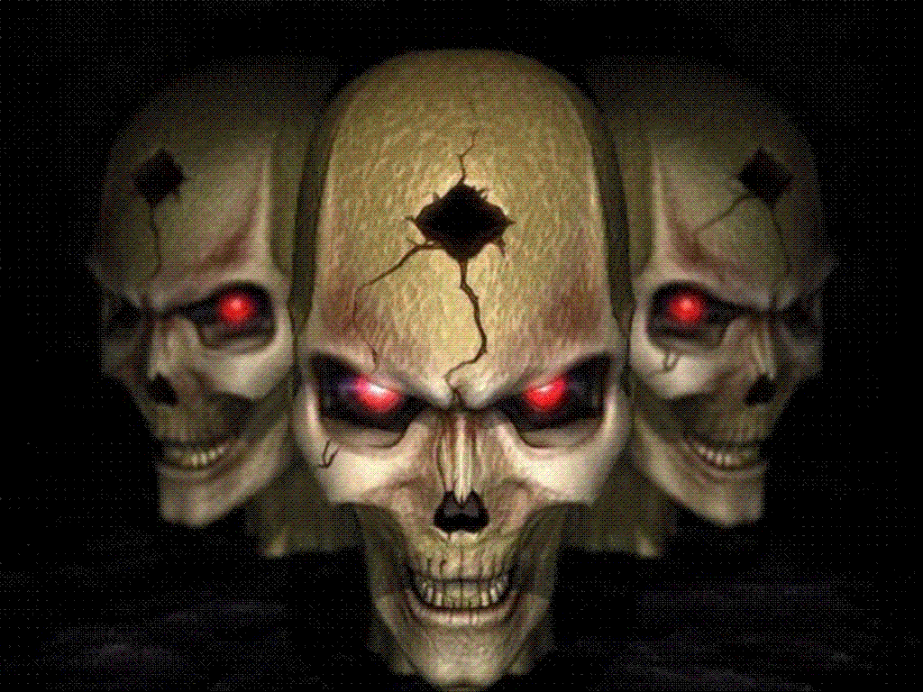 skull animated gifs gif wallpaper horror oakland raider logo history