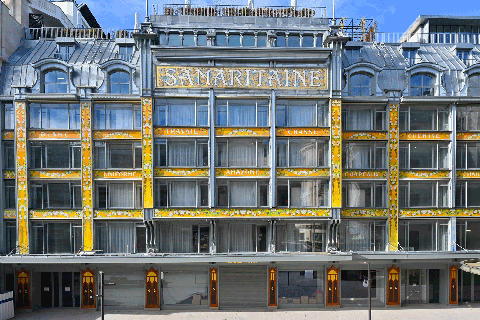 the lvmh game plan for la samaritaine vogue business french quarter sign small