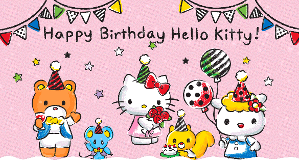 hello kitty birthday wallpapers top free hello kitty small