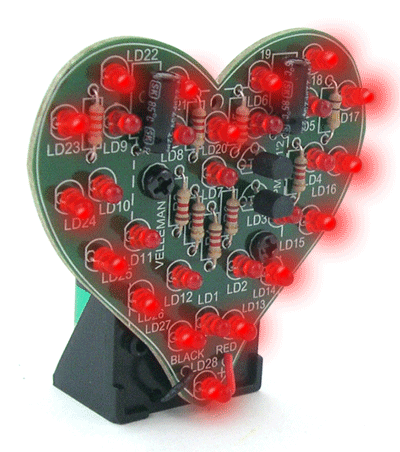 led flashing sweetheart kit cute valentine for a handsome small